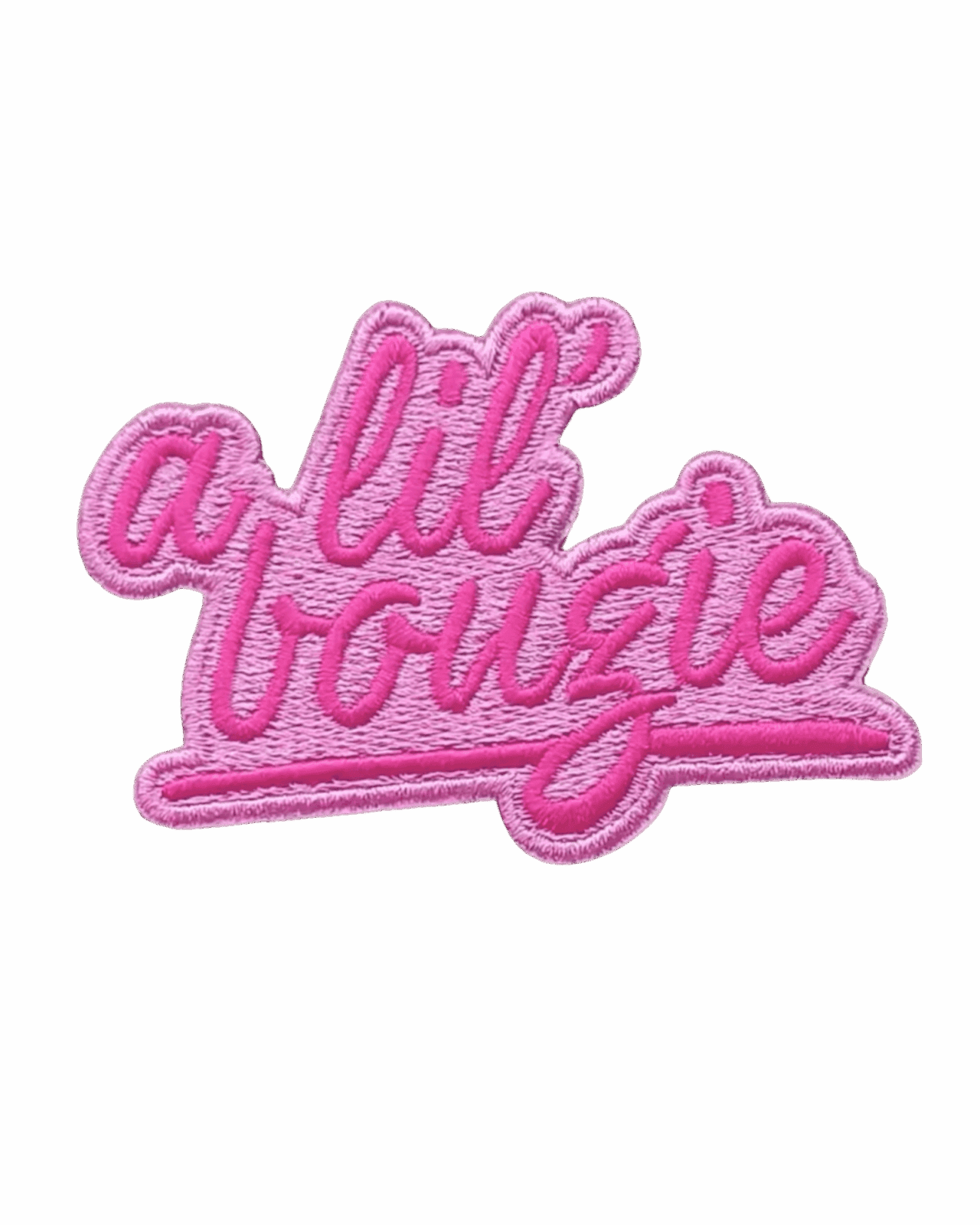Lil bougie iron on patch