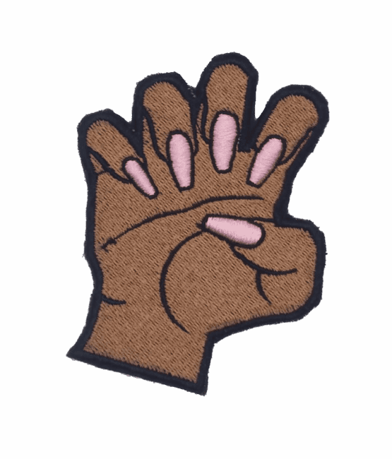 Melanin nails iron on patch