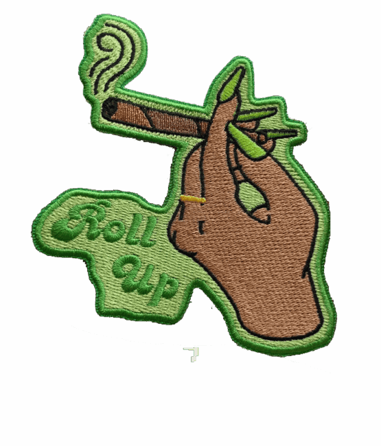 Melanin roll up iron on patch