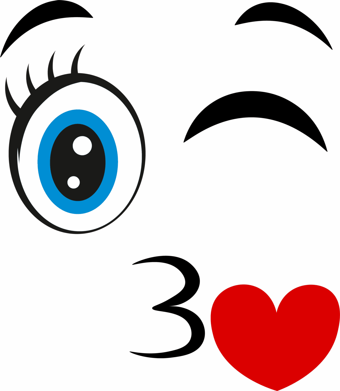 Emoji heat transfers