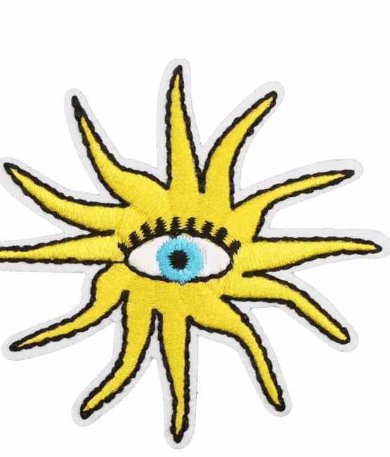 evil eye iron on patch