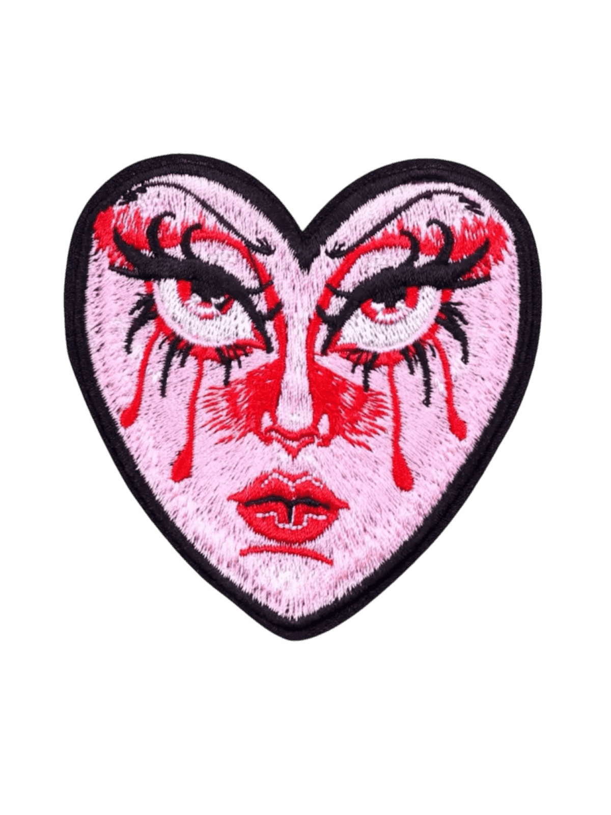 Heart iron on patch