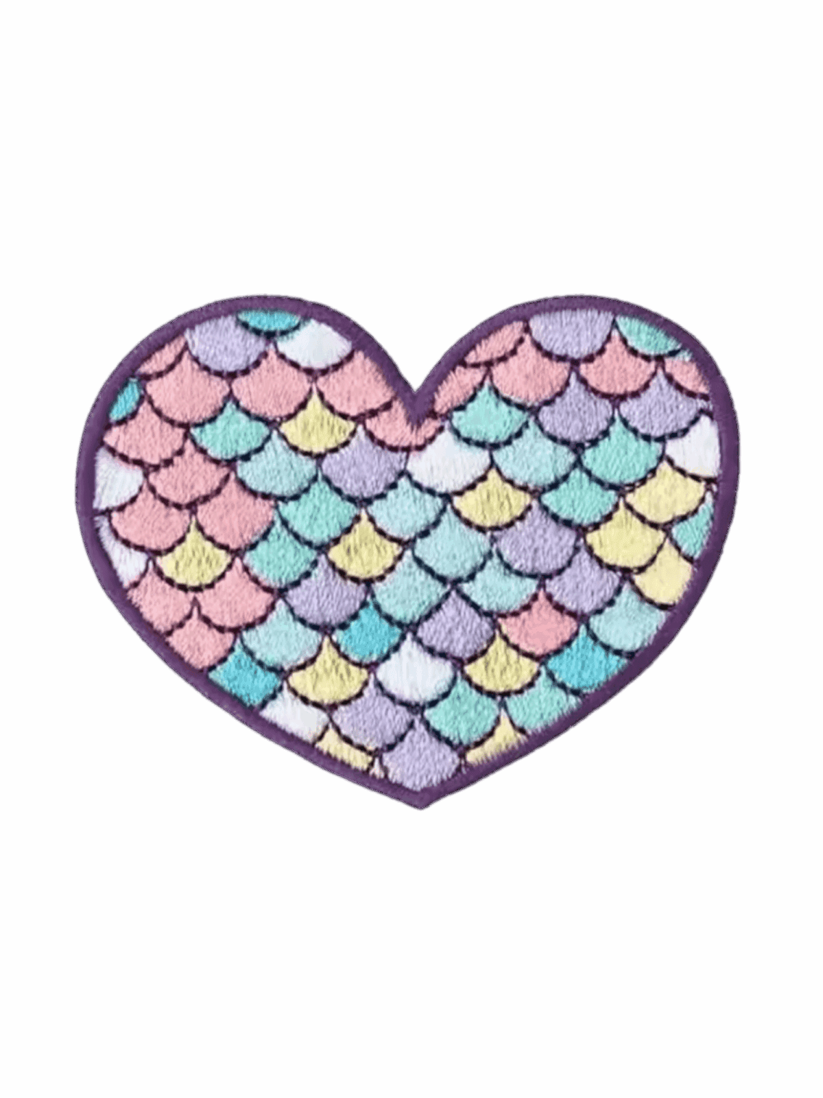 Heart iron on patch