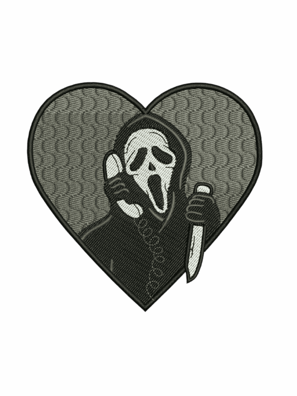 heart iron on patch