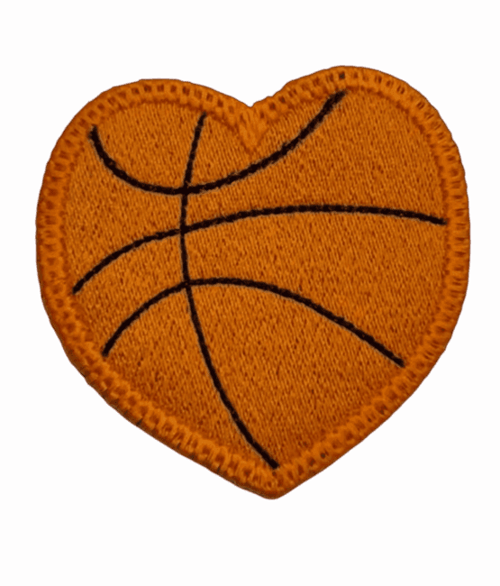 heart iron on patch