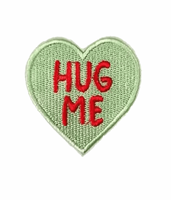 heart iron on patch