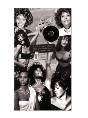 Whitney Houston t shirt heat transfers