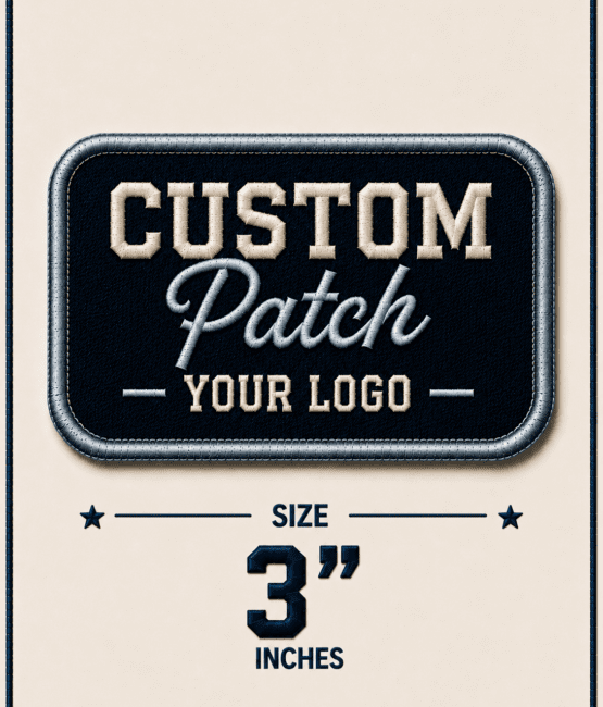 3” Custom Embroidered Patches