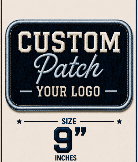 9” Custom Embroidered Patches
