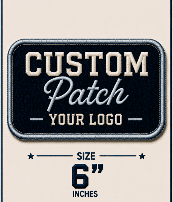 6” Custom Embroidered Patches