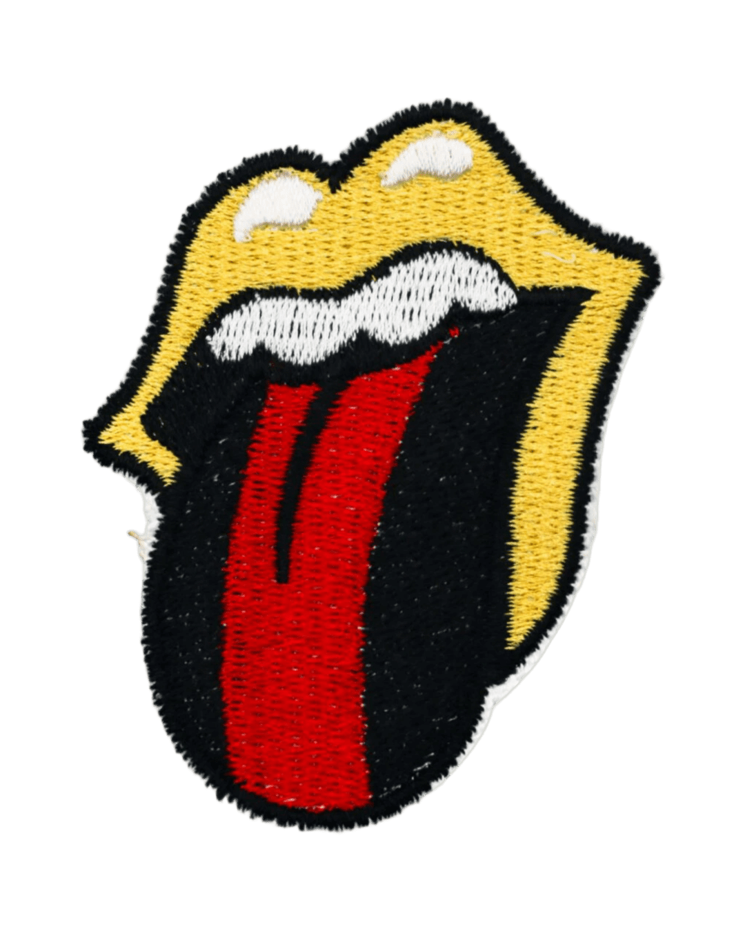 Embroidery tongue iron on patches