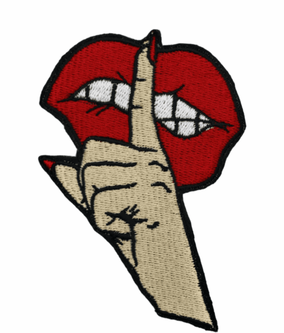 Sexy lip iron on patches