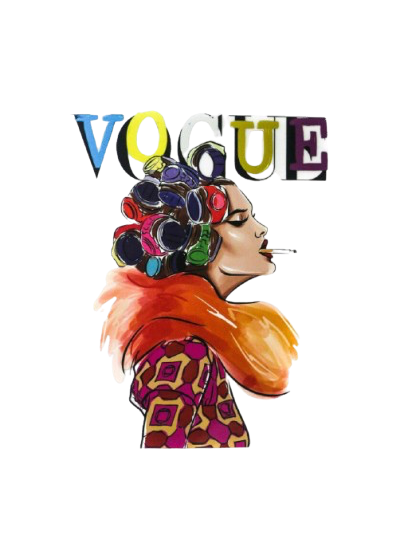 Vogue colorful Iron heat transfer