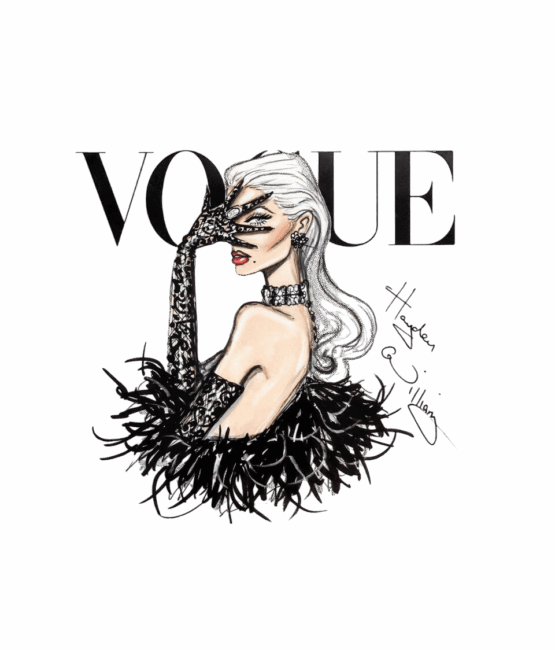 Vogue Stylish Heat transfer screen printed