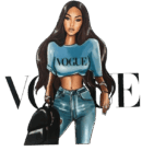 Sexy vogue Heat transfer screen print