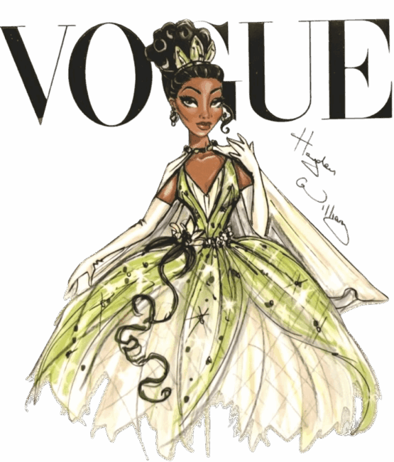 Vogue Princess heat transfer screen print
