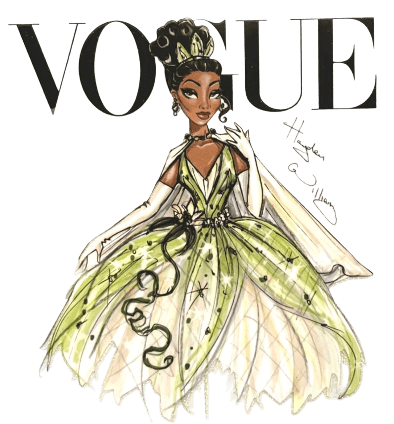 Vogue Princess heat transfer screen print