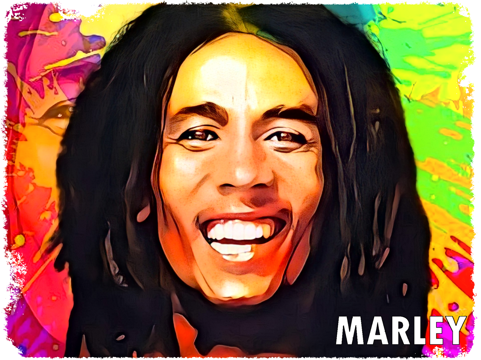 Bob Marley Iron on heat transfers