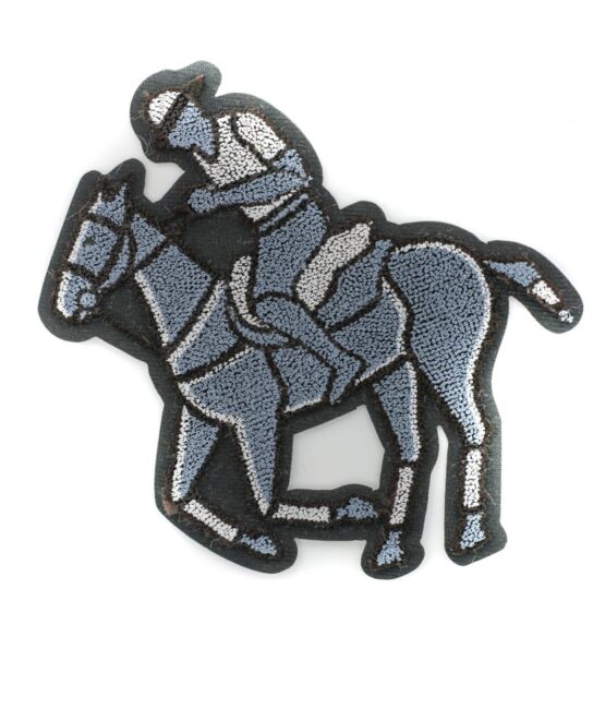 Pony iron on chenille patches