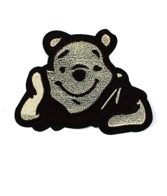 Pooh cartoon iron on chenille patches