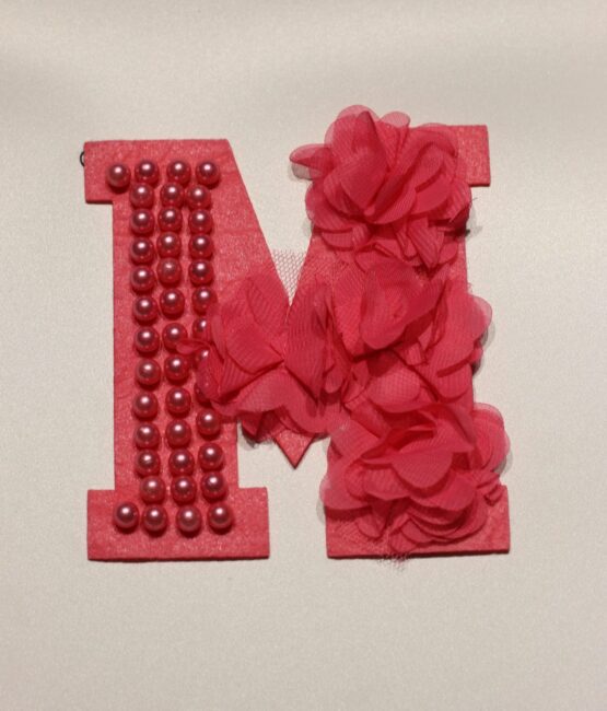 Letter M Beaded PatchesÂ