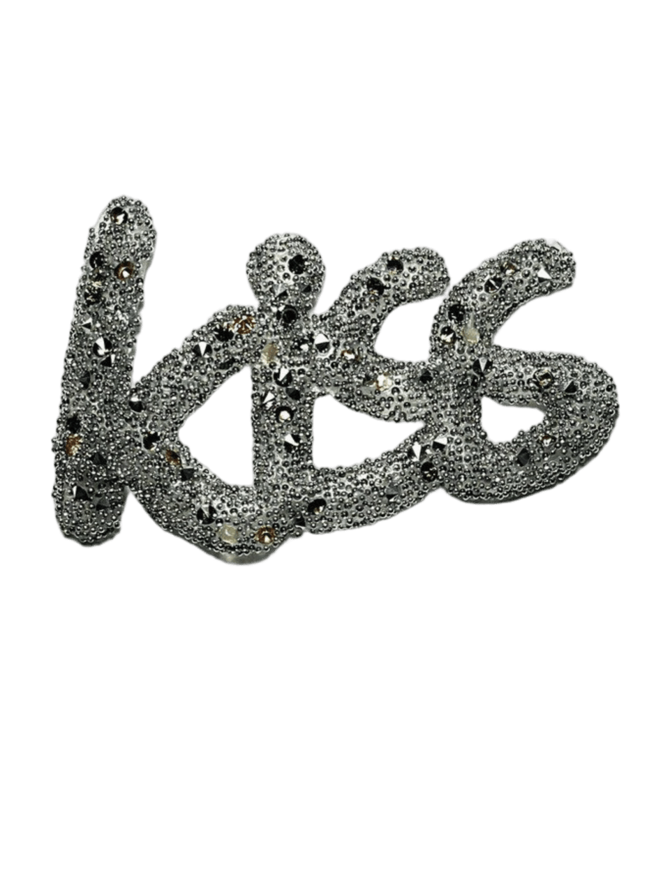 Kiss Rhinestone Iron on applique