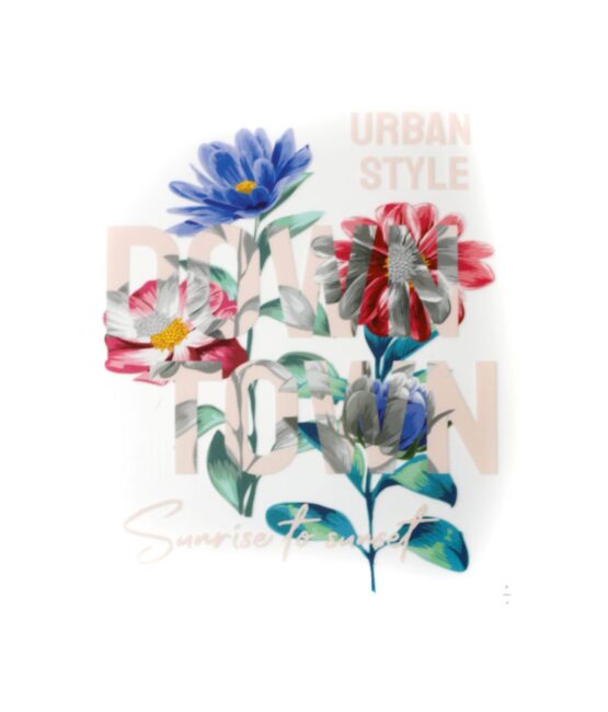 Urban style iron on heat transfers