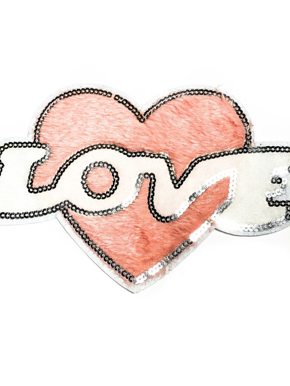Pink Heart Fur Love patch - Image 2