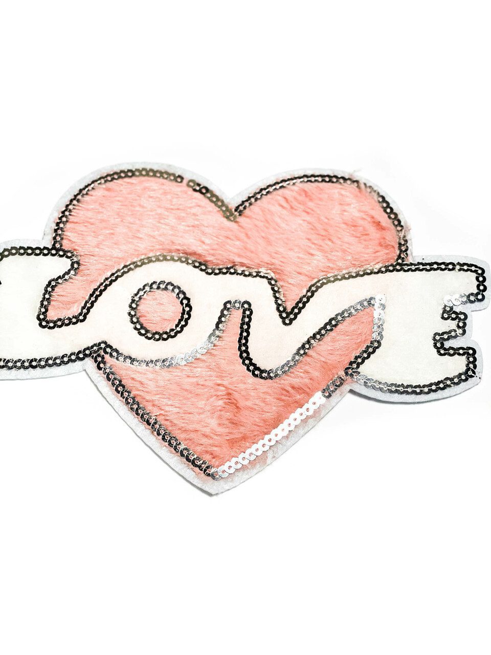 Pink Heart Fur Love patch - Image 3