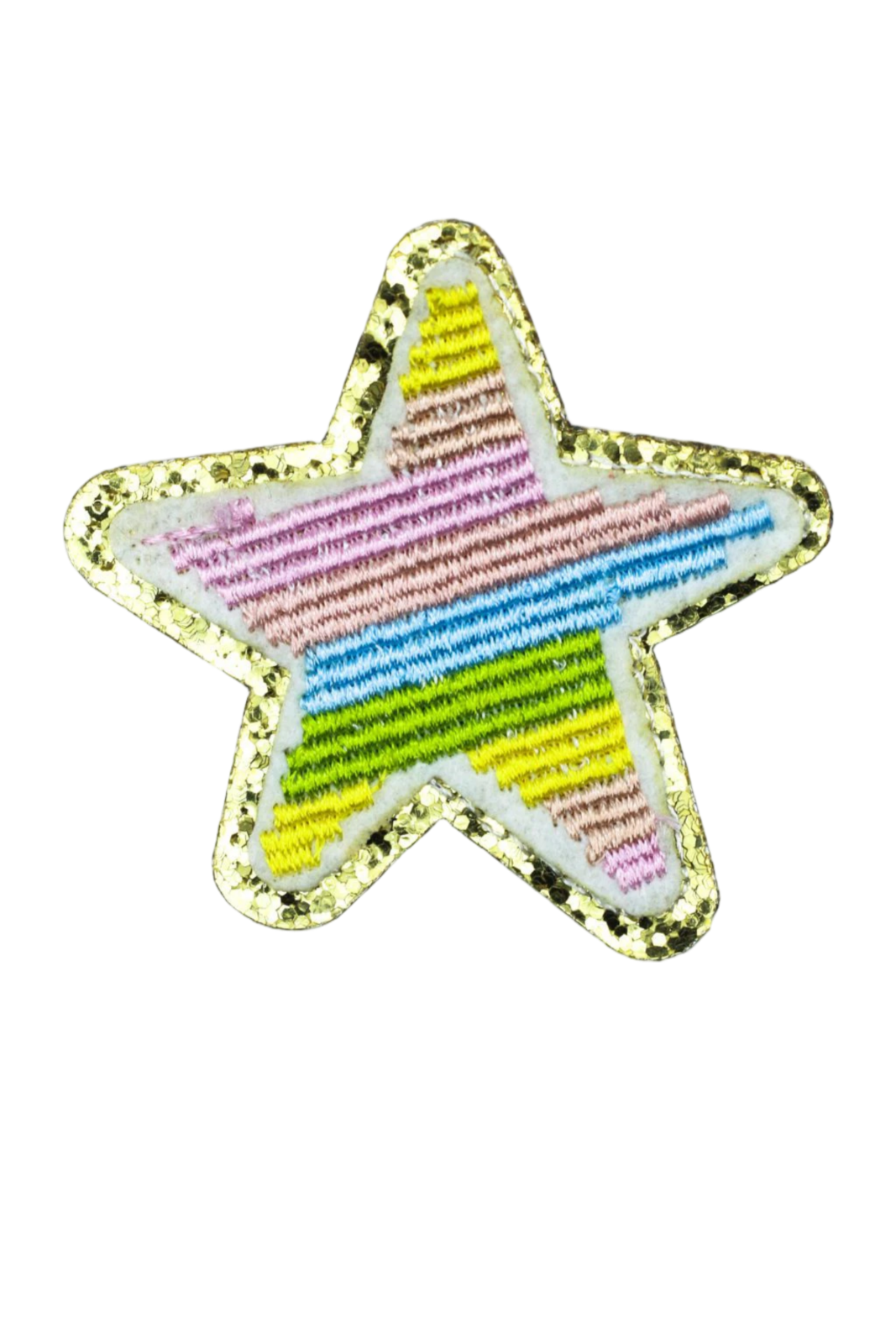 Rainbow star Glitter patches
