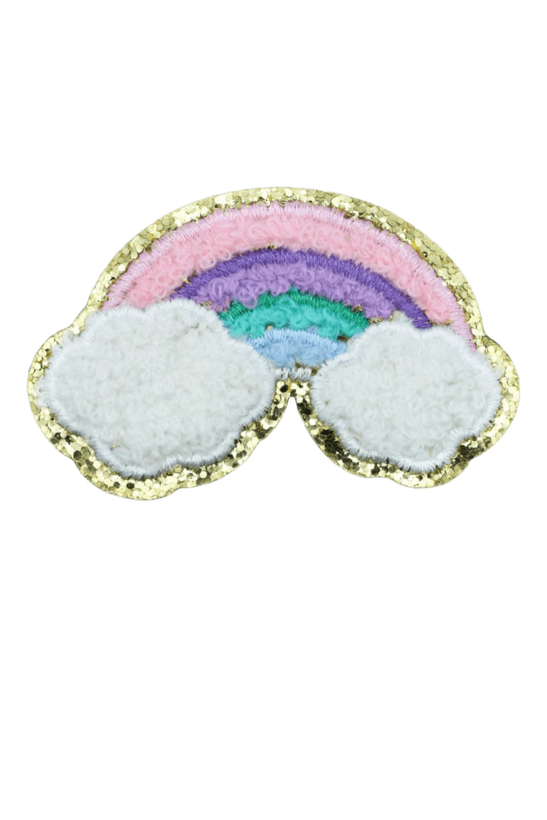glitter chenille patches