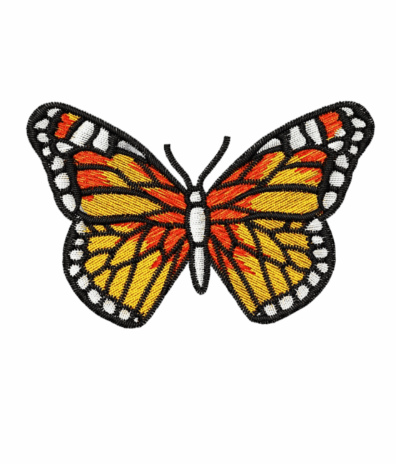 Iron on embroidery Butterfly patches