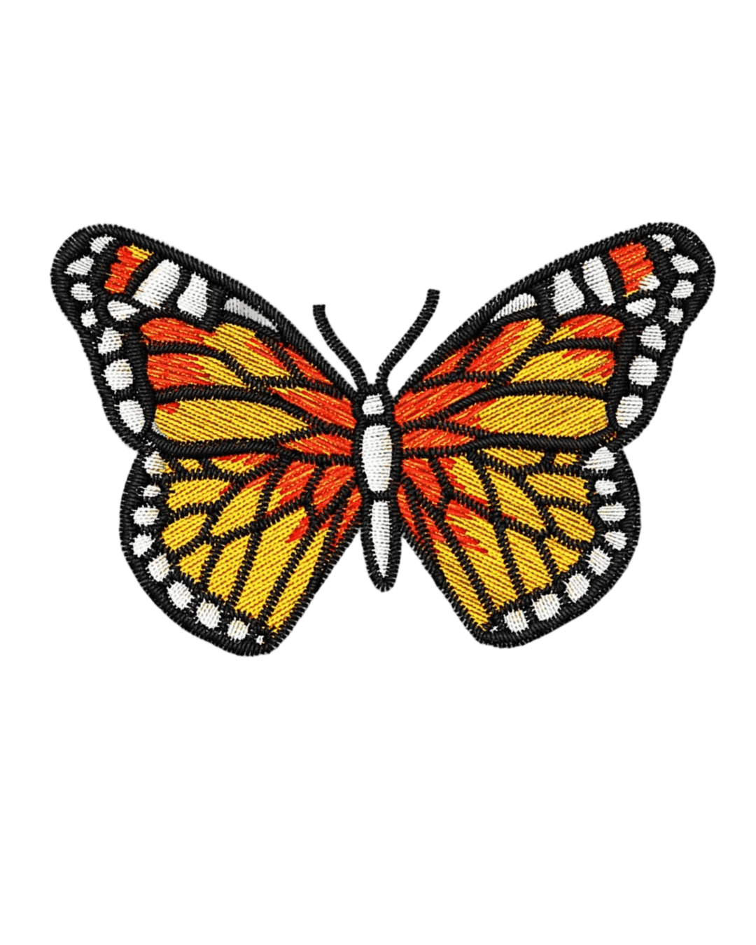 Iron on embroidery Butterfly patches