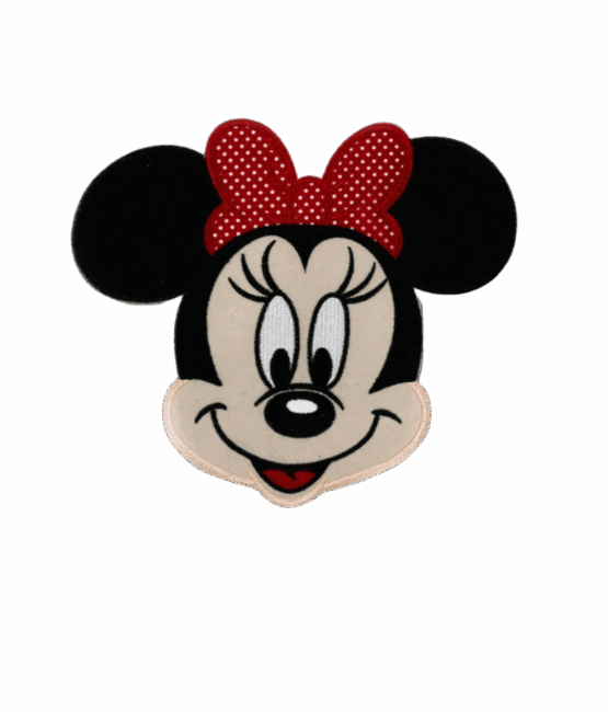 Red Bow Mickey embroidery patch