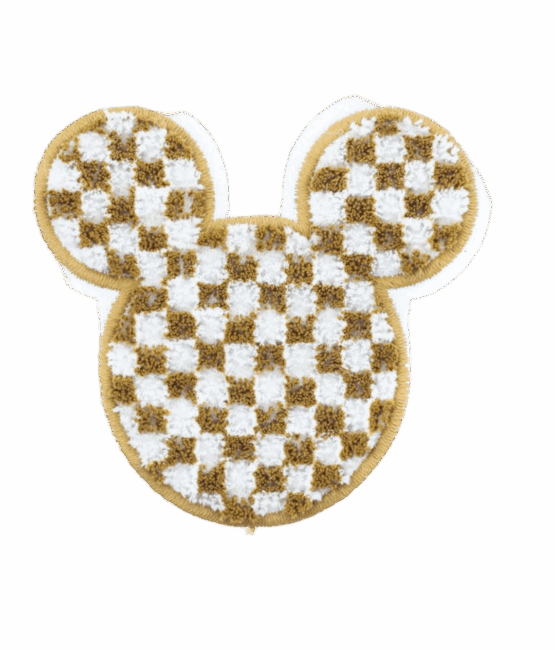 Mickey smooth chenille iron on patches
