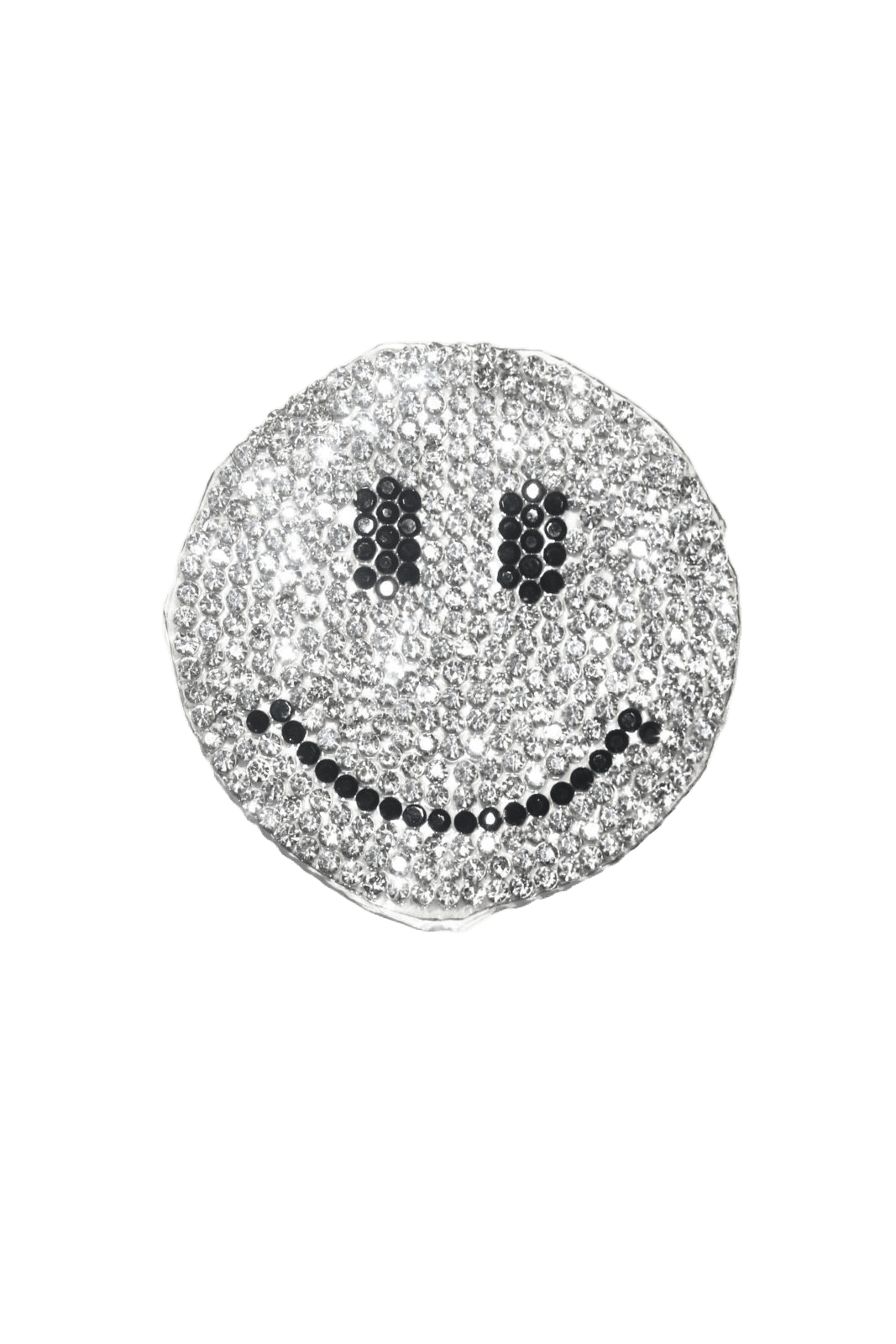 Smiley iron on Rhinestone patches