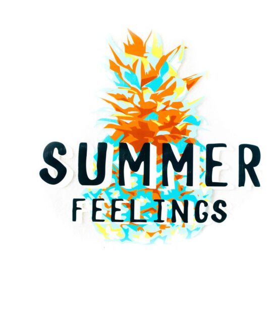 Summer feelings iron on heat transfers