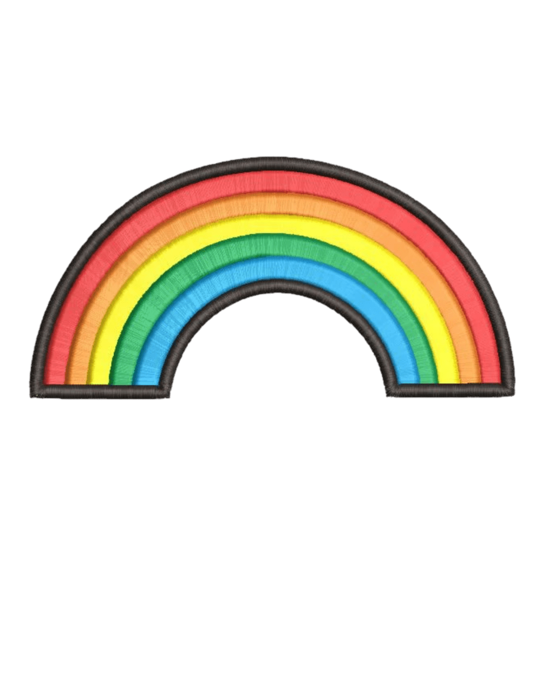 Rainbow Colors Embroidery patch