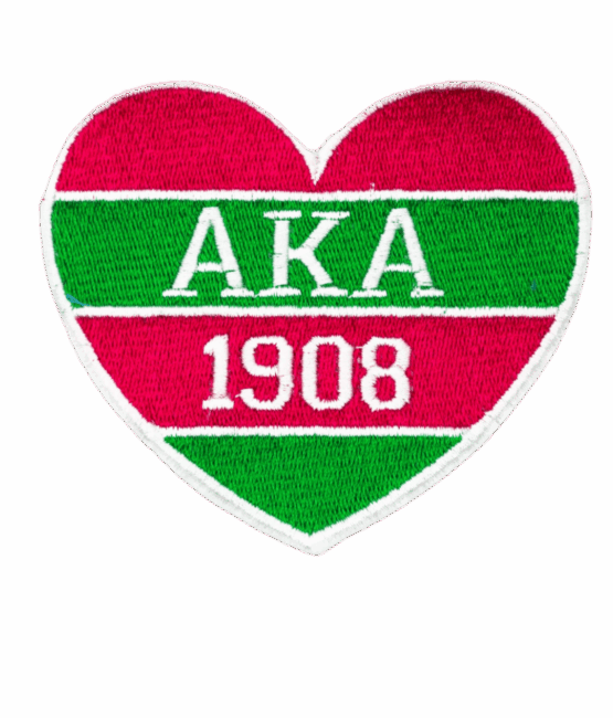 Aka 1908 iron on embroidery patch