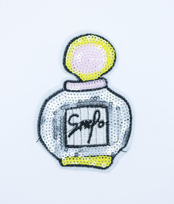 Bottle Iron on sequin patches