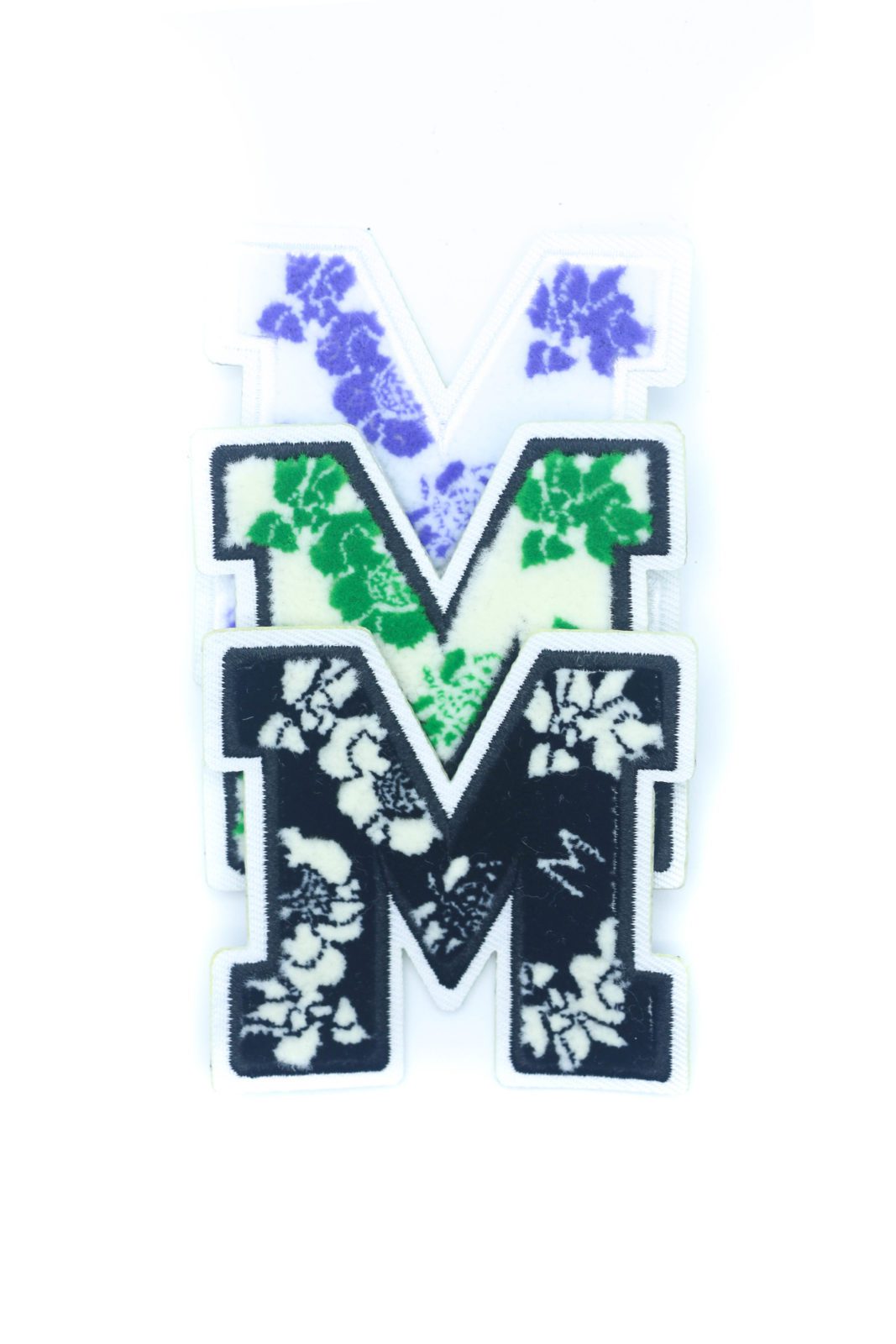 Smooth flower M iron on chenille patches - Image 2