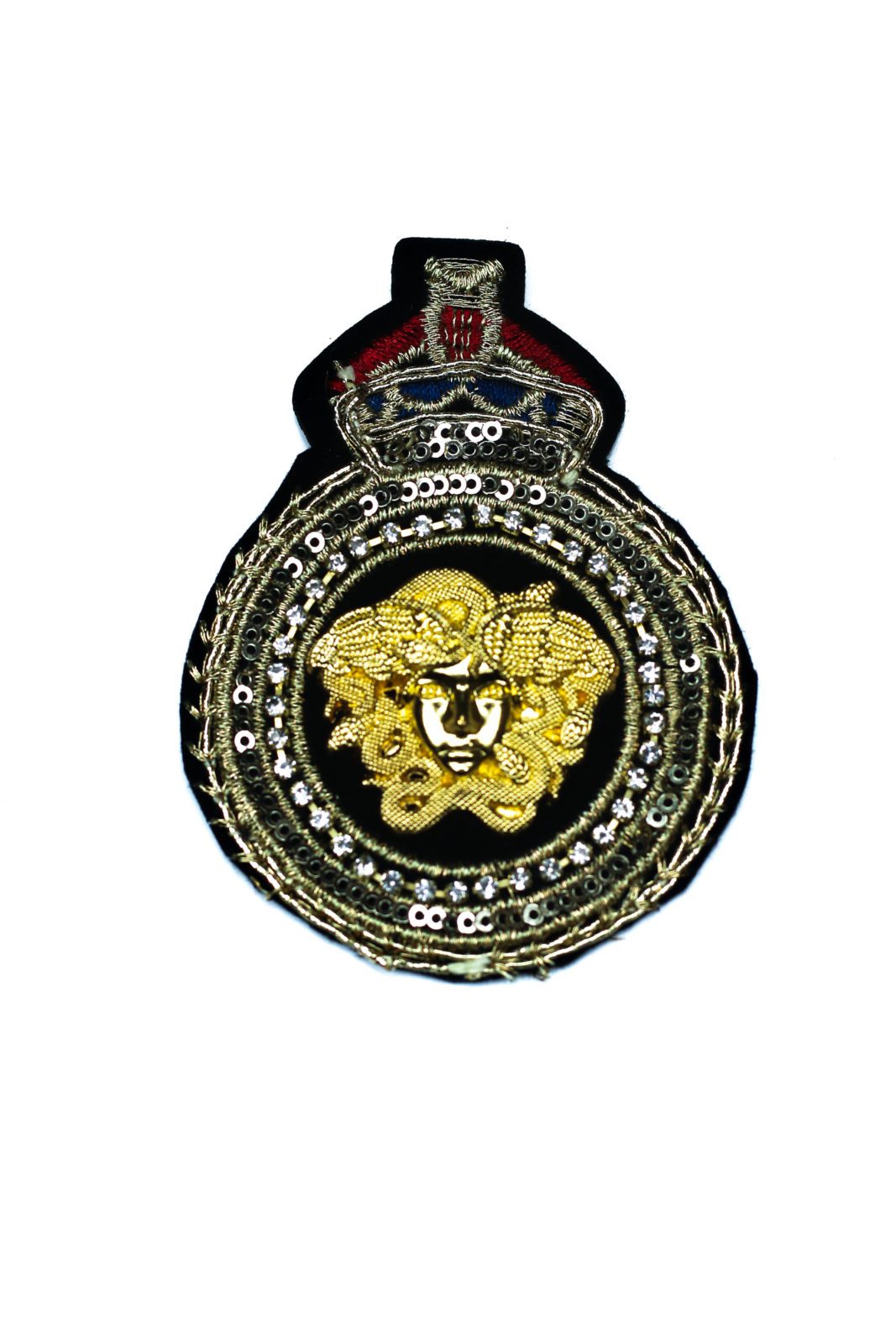 Head badge embroidery patches