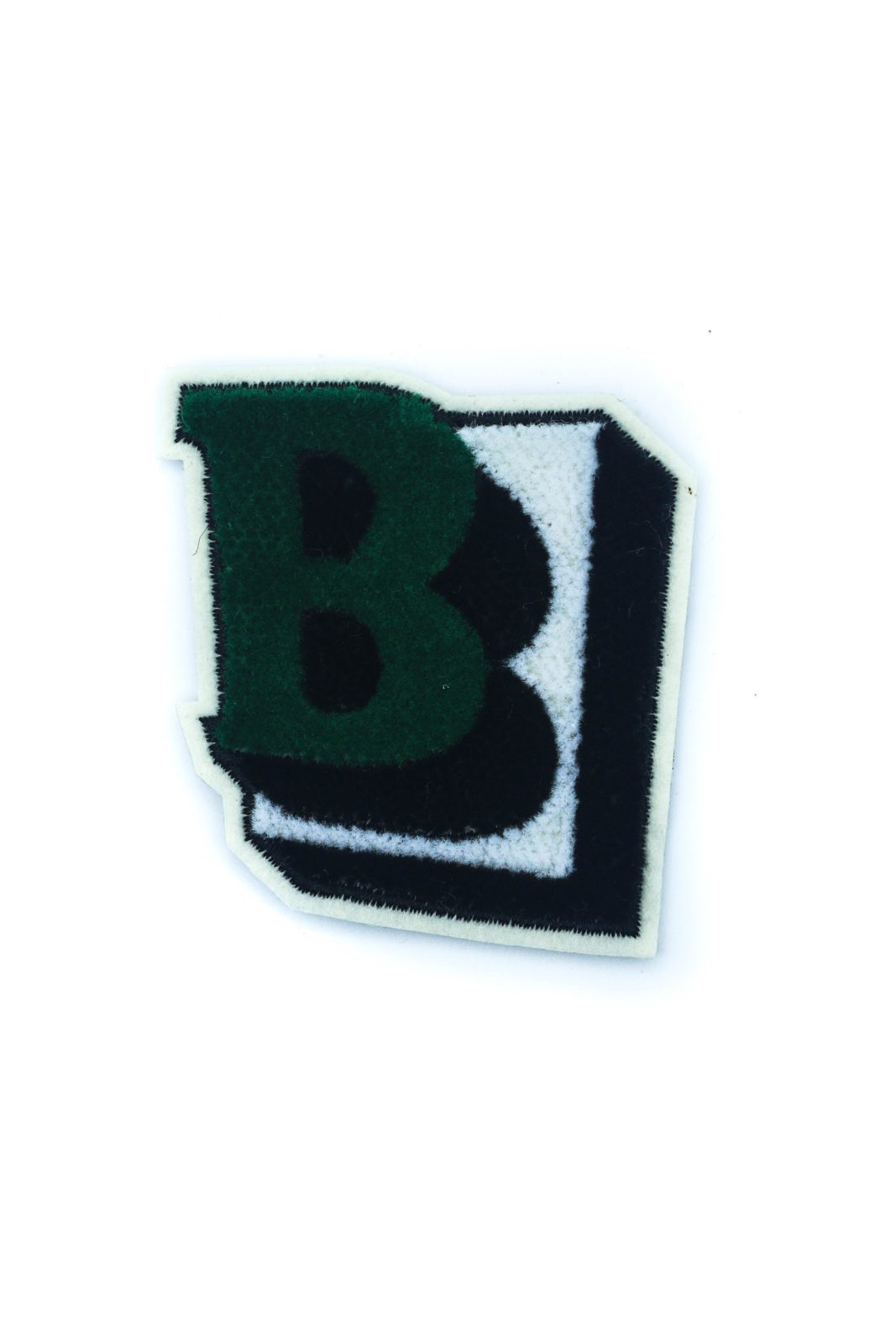 Letter B iron on varsity chenille patches - Image 2