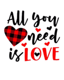 All you need is love iron on heat transfer