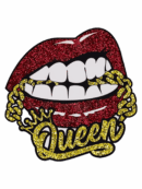 Queens mouth chain graphic t-shirt