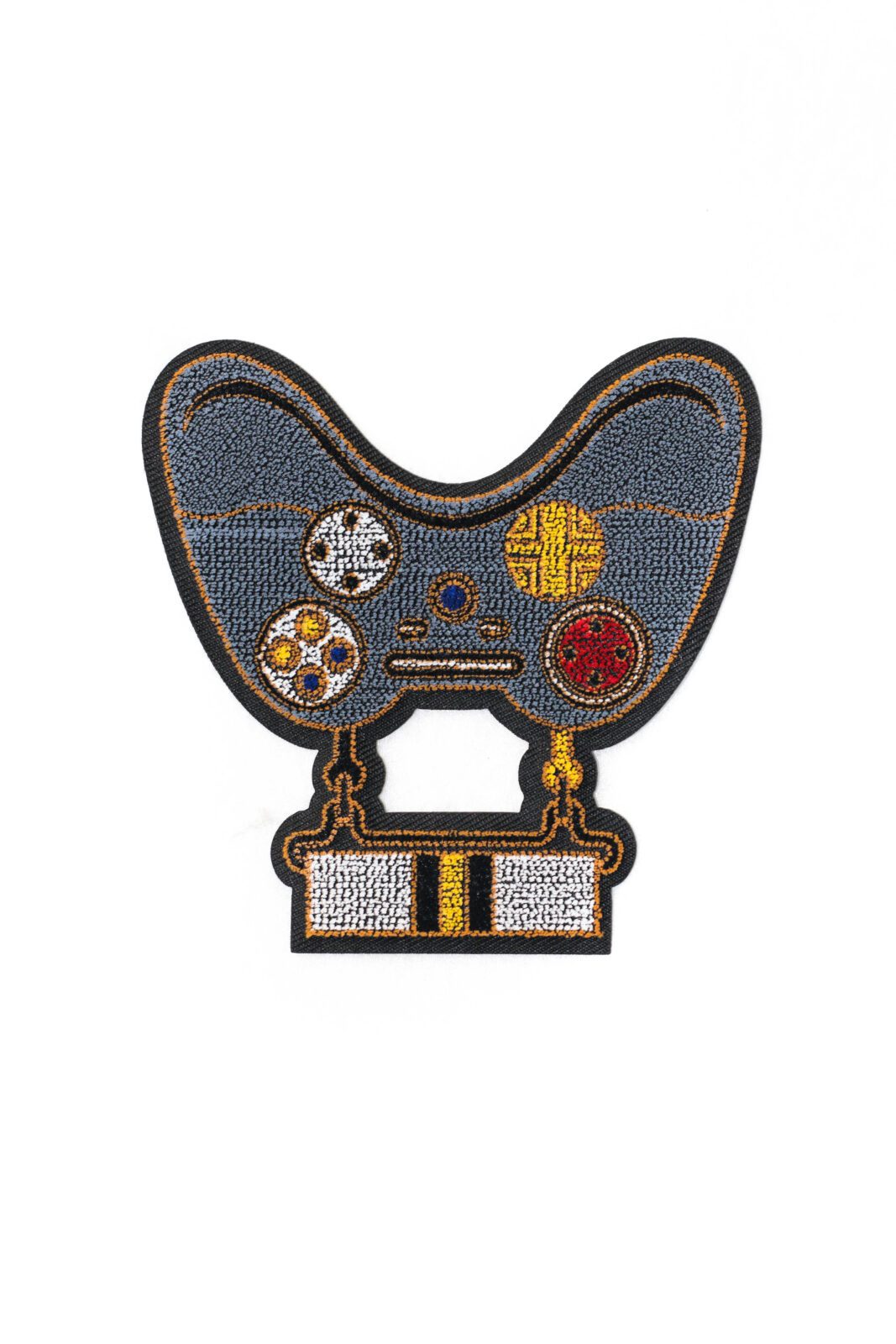 Game console iron on chenille patches