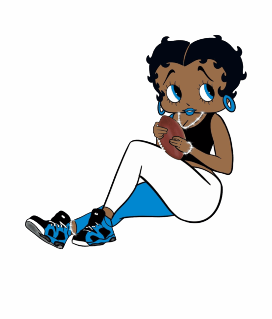 Fashion white melanin girl iron heat transfers