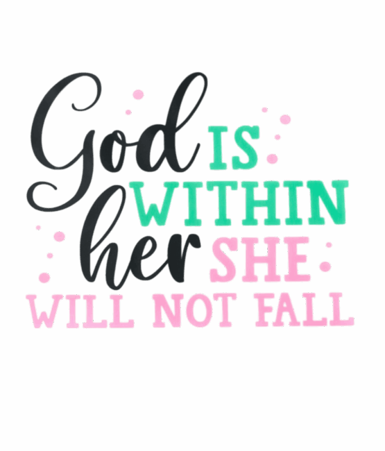 Christian god is within iron on heat transfers