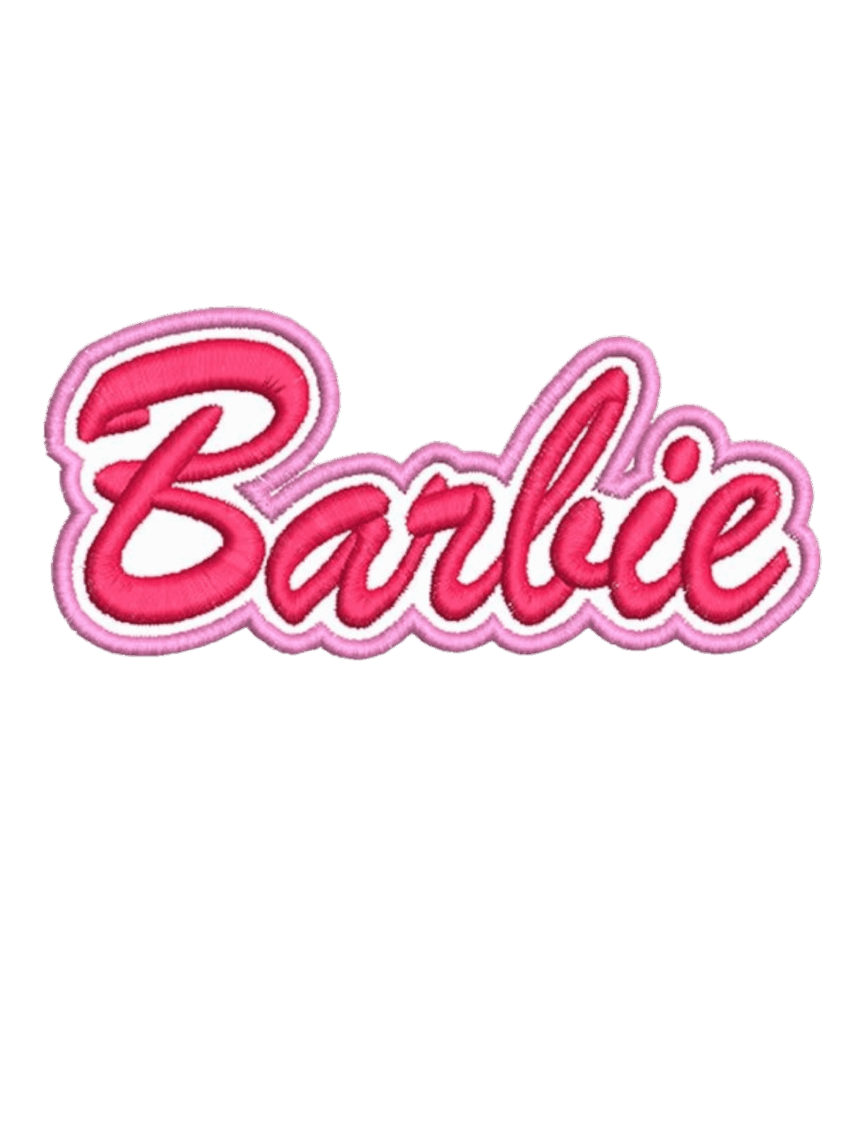 Letter Barbie Embroidery patches