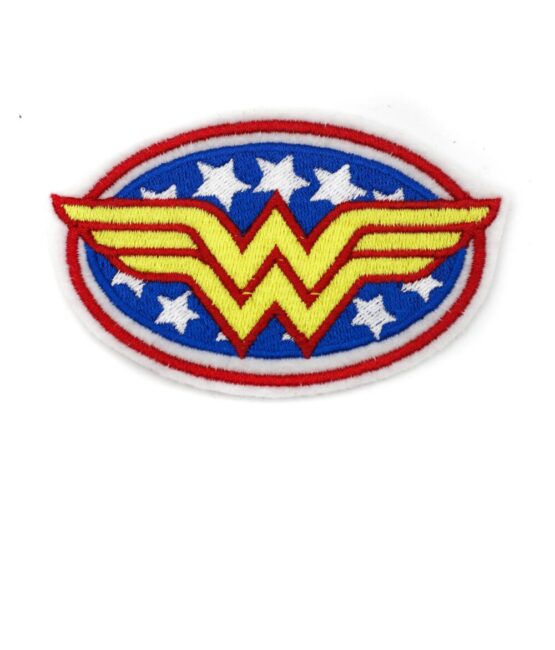 Star wonder woman embroidery iron on patch